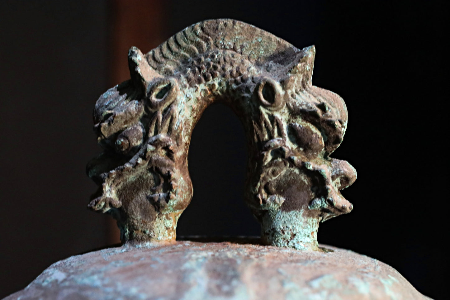 BIG! Japanese antique Buddhist temple bell Bronze large gong, big hanging bell, buddhist alter 梵鐘BON SHOU made in 1802 H20.5in/H52cm