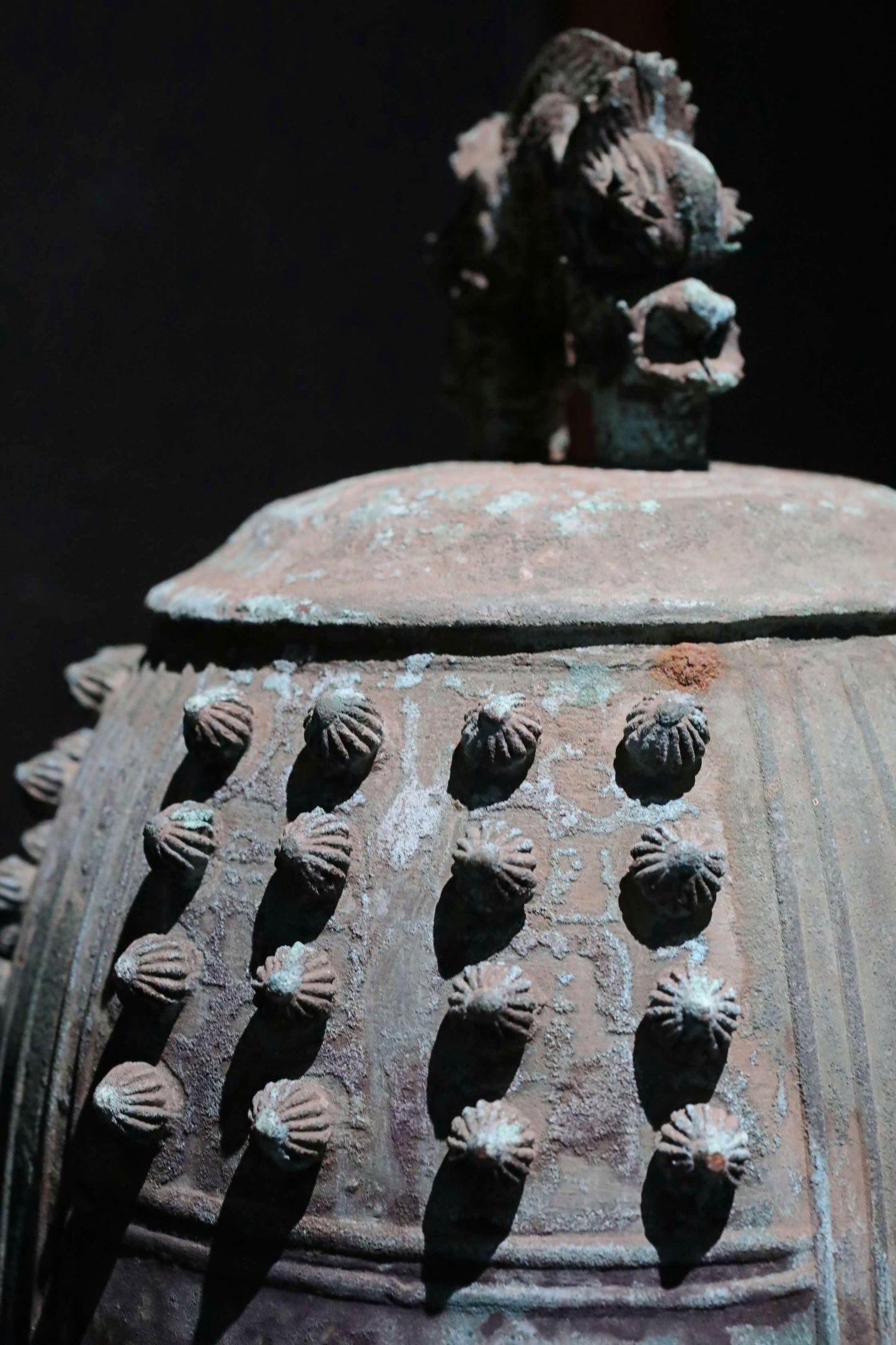 BIG! Japanese antique Buddhist temple bell Bronze large gong, big hanging bell, buddhist alter 梵鐘BON SHOU made in 1802 H20.5in/H52cm