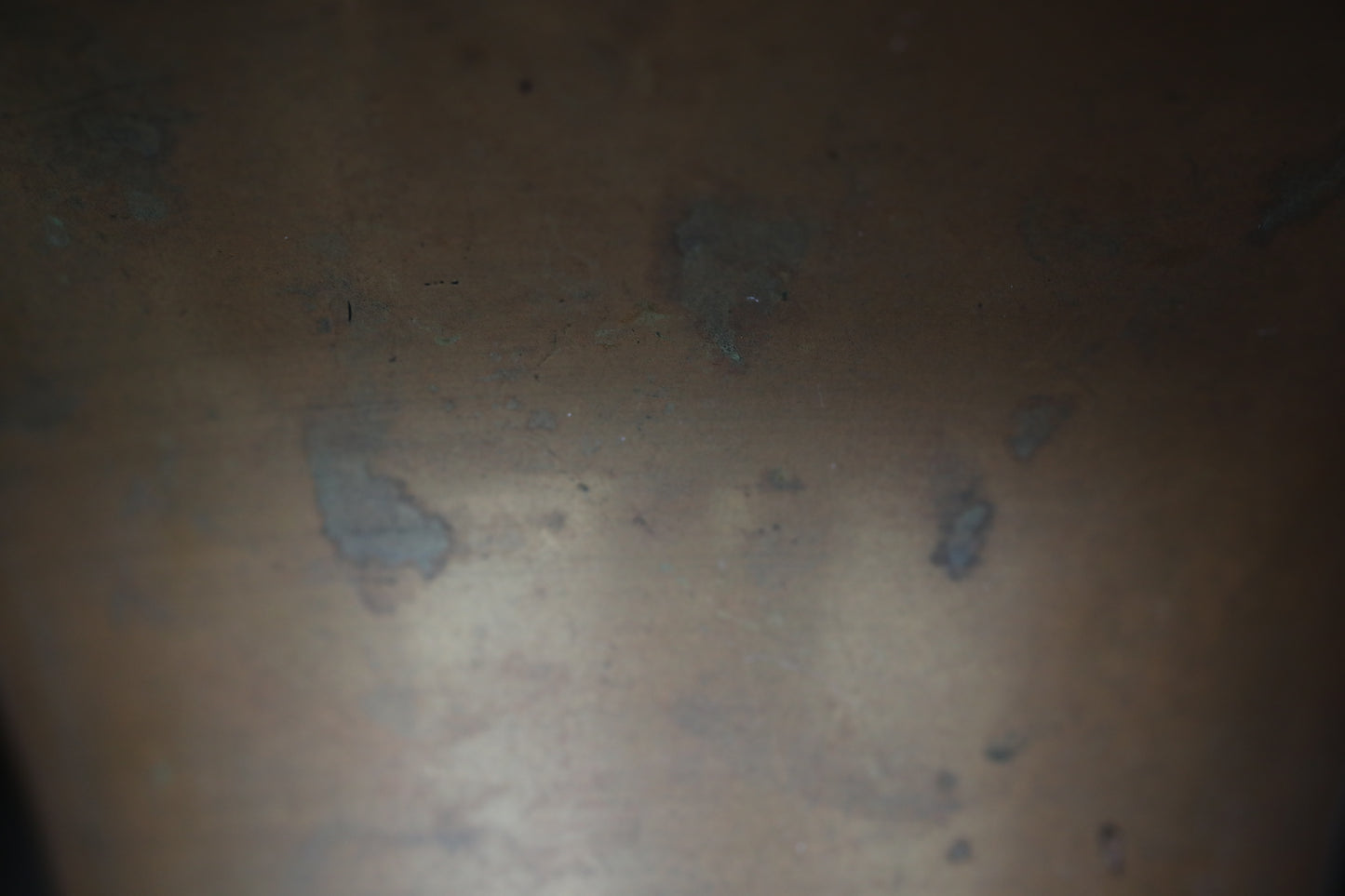 Japanese antique Large Brass vase with lions from a buddhist temple, ikebana utensil 1800s H11.5in/H29cm