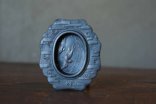 Antique Bronze FUSUMA Door Handle, Swallow with Weeping Willow