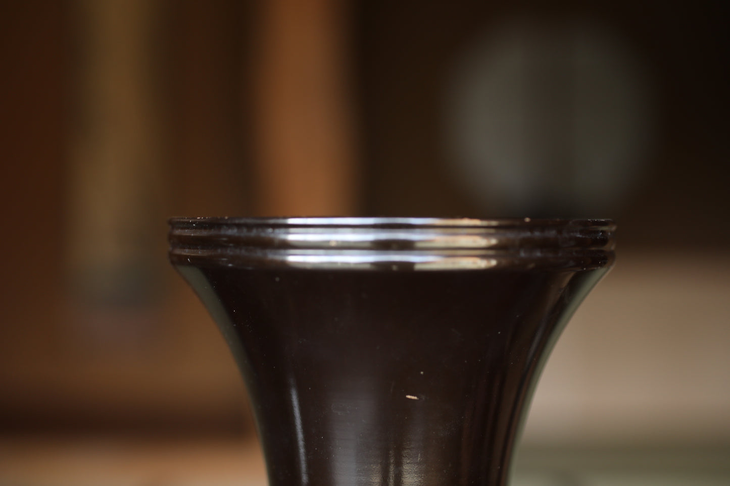 Bronze- A pair of Vintage 1970s Japanese alloy Vase for Buddhist altar (H7.3in/18.5cm)