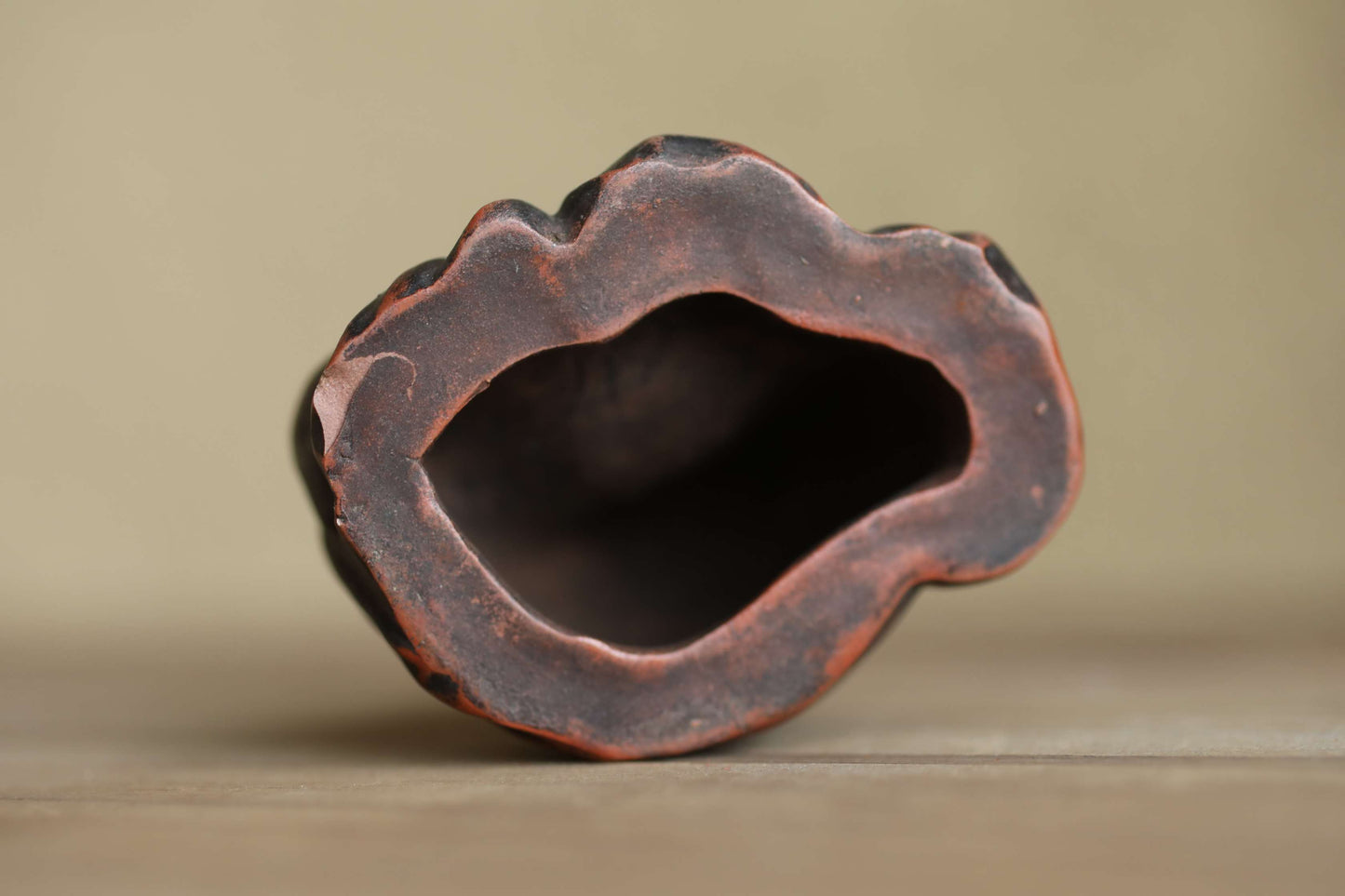 Antique Japanese Daruma Pottery Statue, Zen Monk Doll Ornament, Buddhist