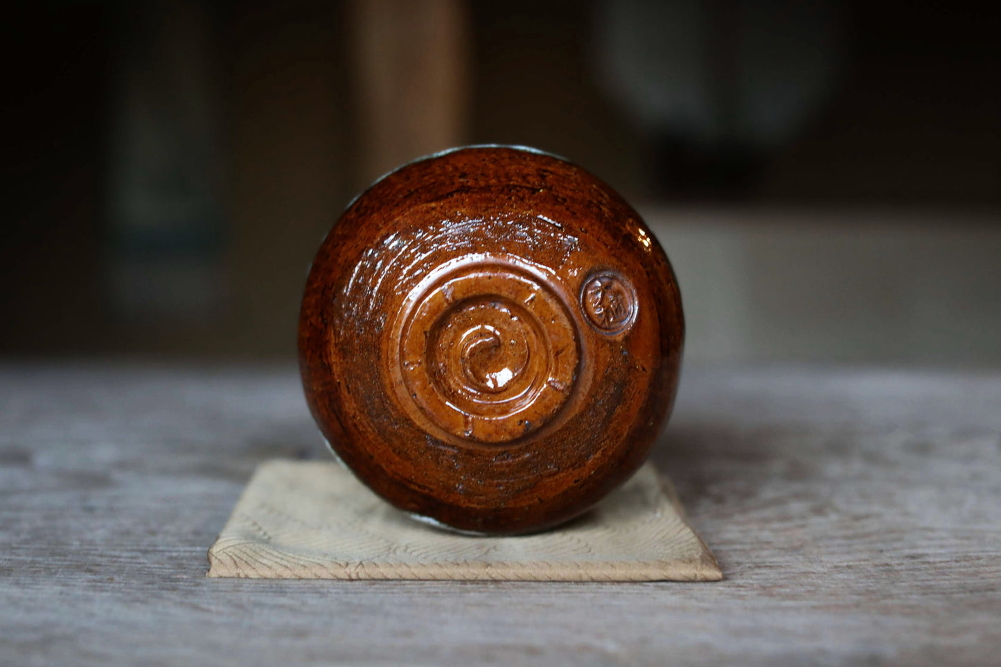 Matcha tea cup bowl Japanese RAKU CHAWAN handmade Tea Ceremony pottery with box