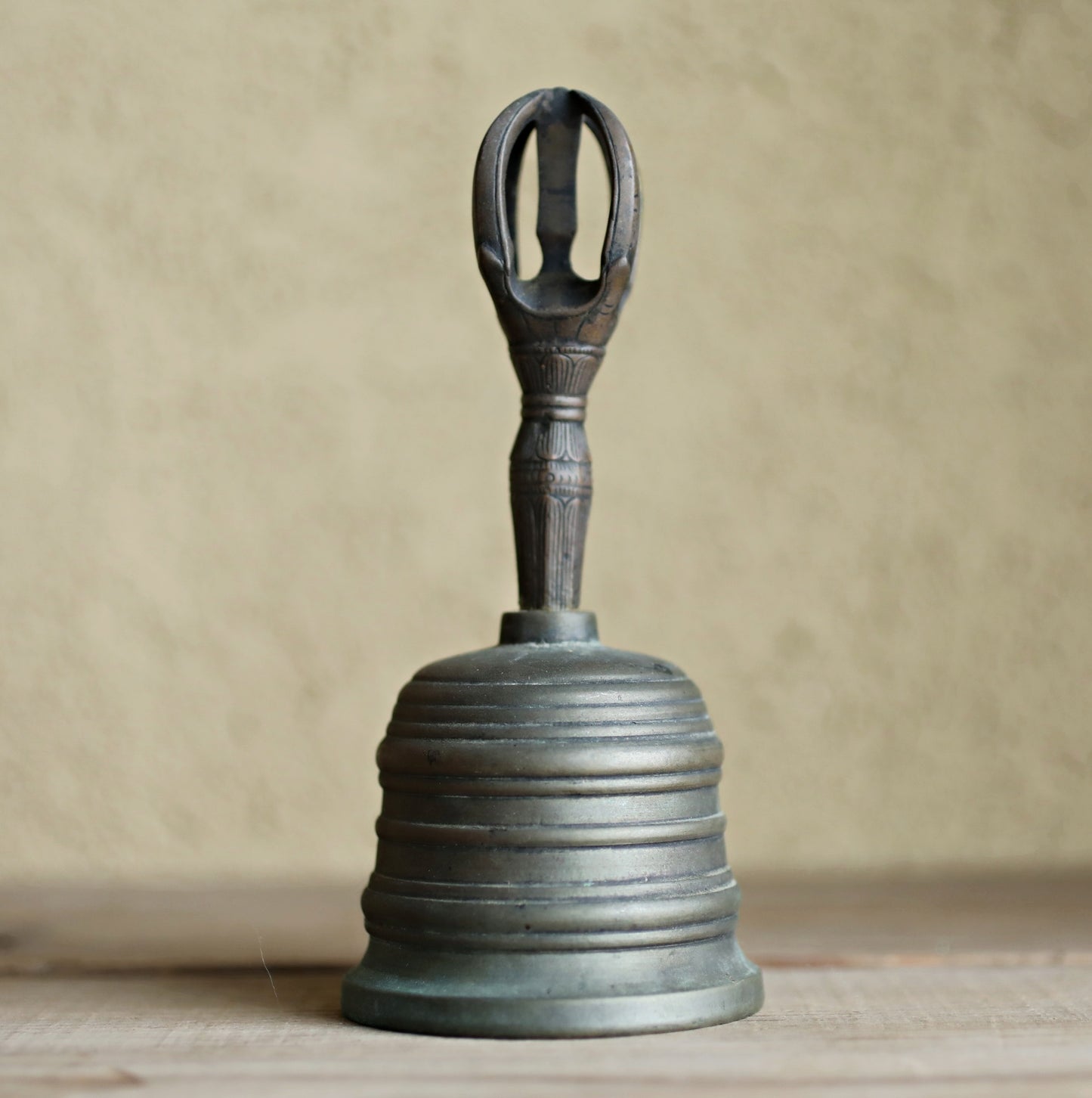 buddhist antique hand bell