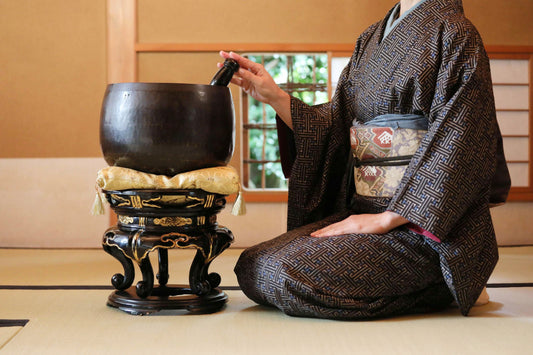 Buddhist large temple bell gong