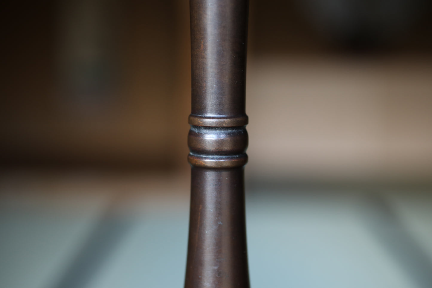Vintage Japanese Bronze Vase, Crane Neck Ikebana Flower Arrangement, Signed