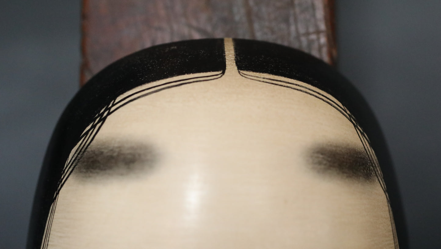 Japanese vintage NOH mask wood hand carving Zouonna wall ornament signed boxed