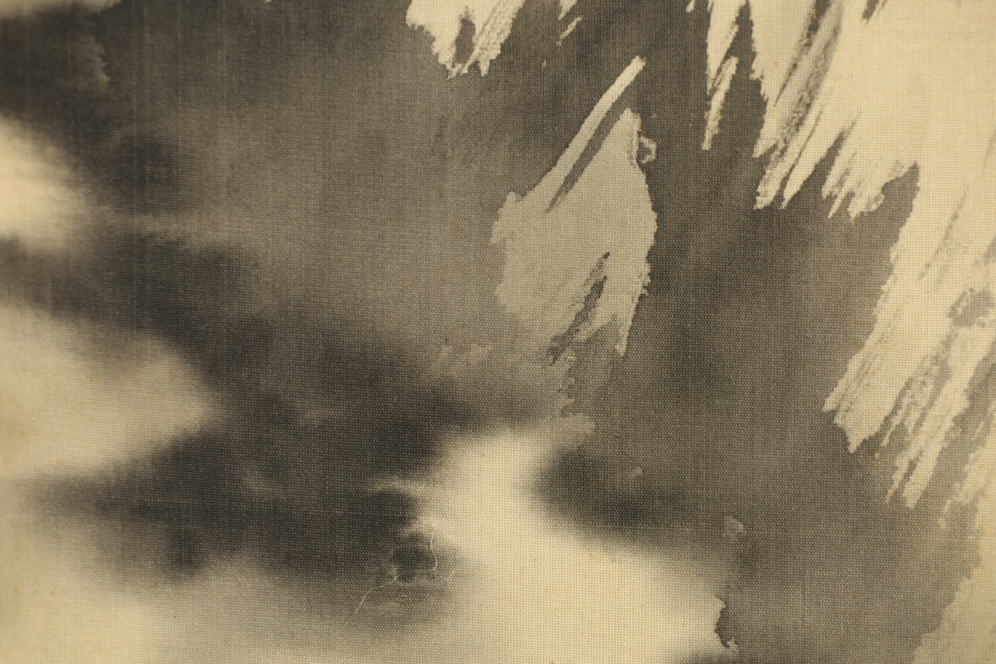 Fujiyama Japanese antique ink wash painting hanging scroll, KAKEJIKU 岸浪柳渓 (1855-1935) signed Boxed 77in/195.5cm