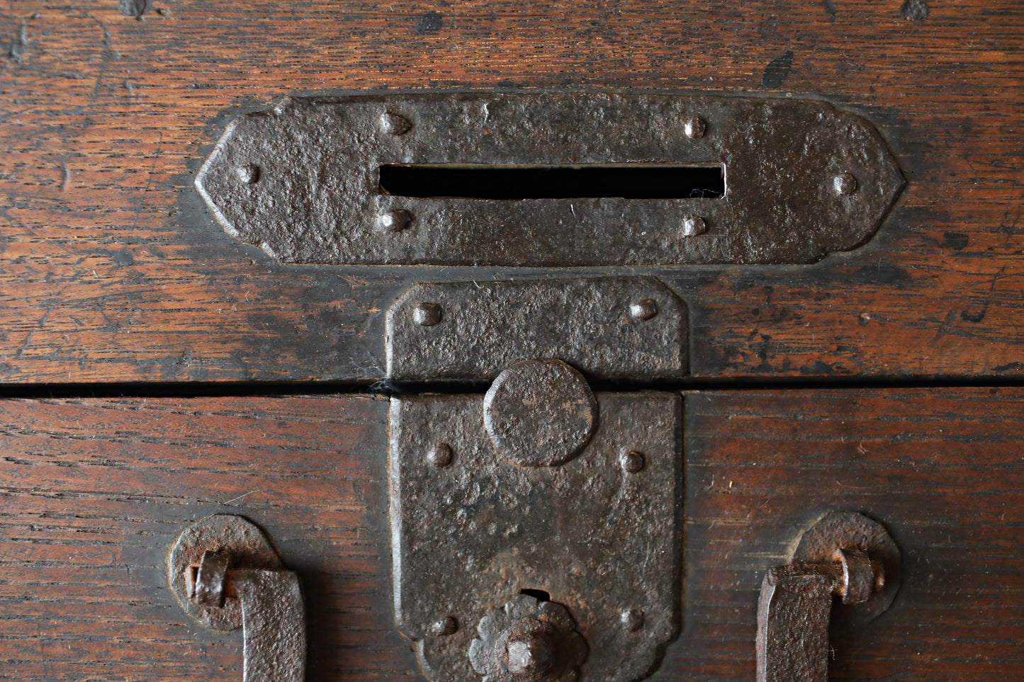 Antique Japanese Tansu Box, Suzuribako Inkstone Case, Cedar Storage