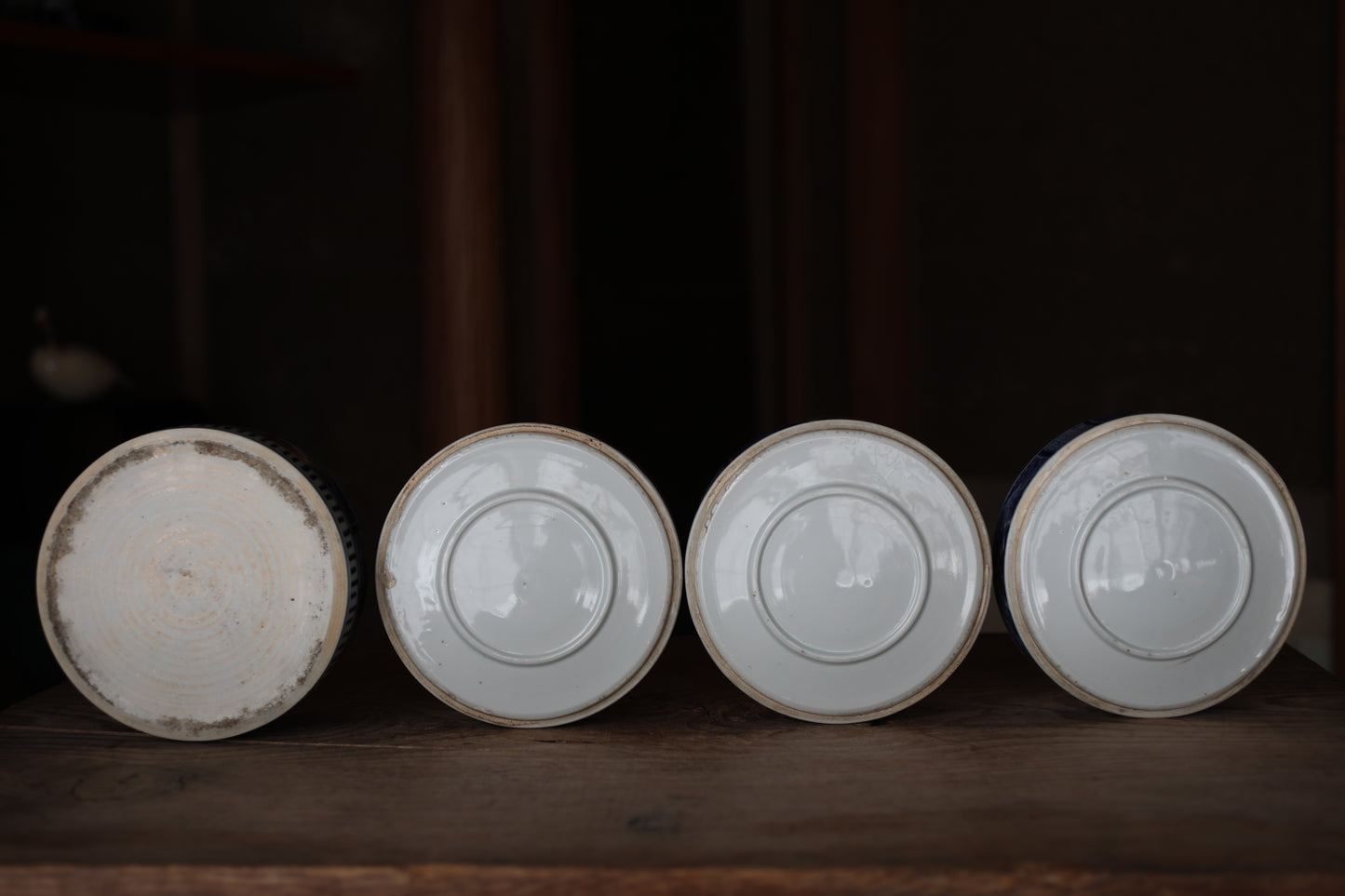 Antique Koimari Porcelain Jubako Bento Box, Edo Period Stacking Container third-tiered
