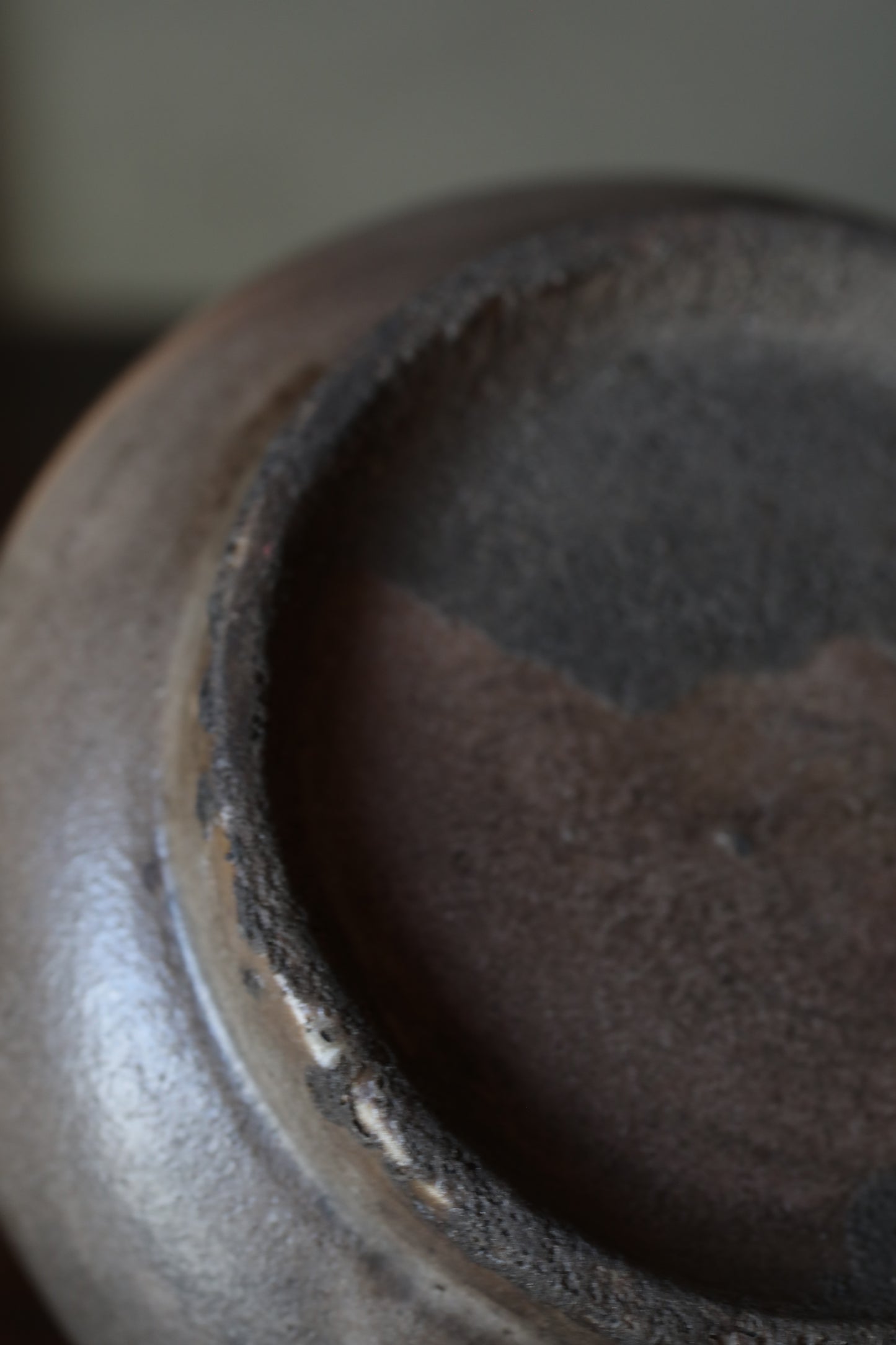 Japanese Antique KARATSU small vase for one flower kiln ware handmade  H3in/9cm