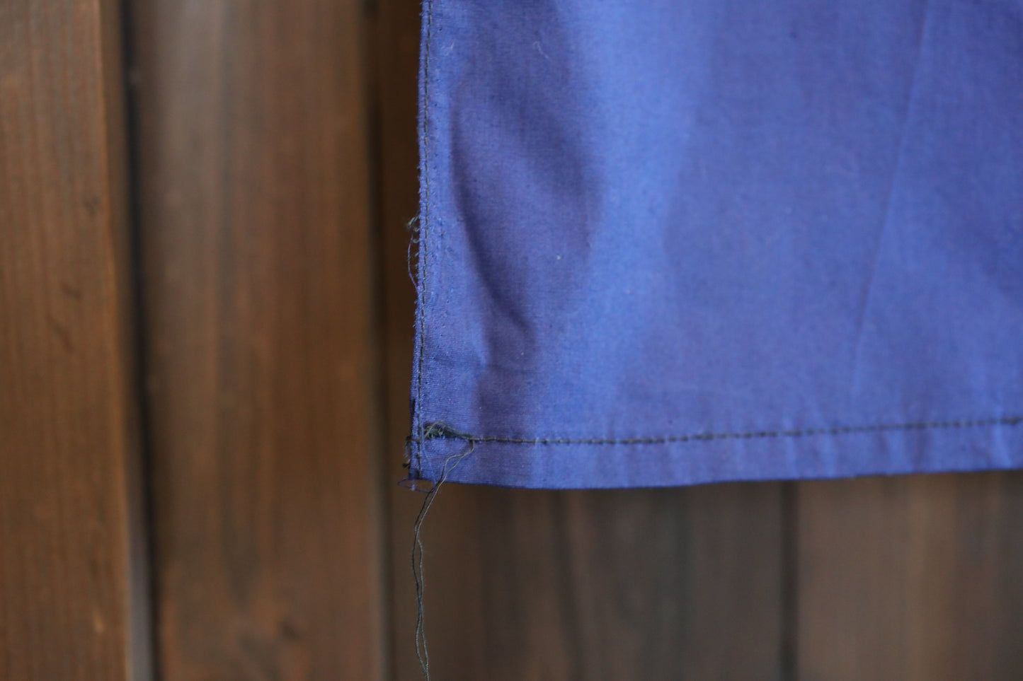 Noren- Japanese vintage curtain screen with crest, blue Japandi interior H68.1in/H173cm