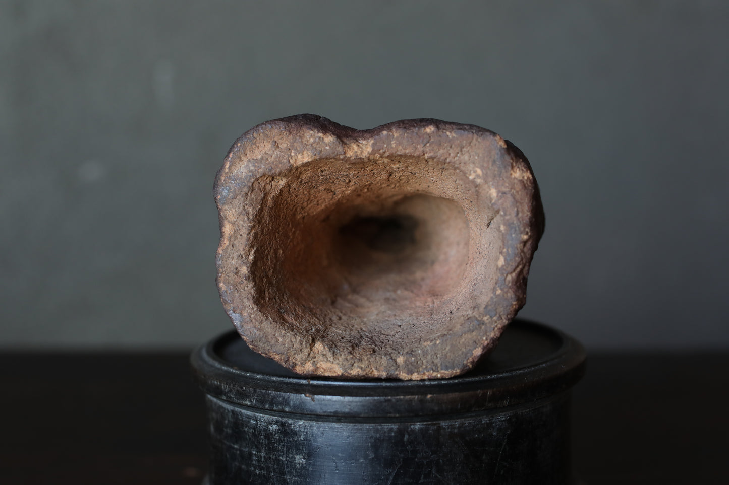 Shinto Omamori- Antique Ebisu Pottery Statue, Edo Japan Lucky God, 1870s