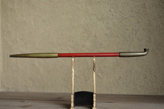 Japanese Vintage Smoking Pipe - Long Bamboo and Brass Kiseru Pipe with Cool Mild Smoke