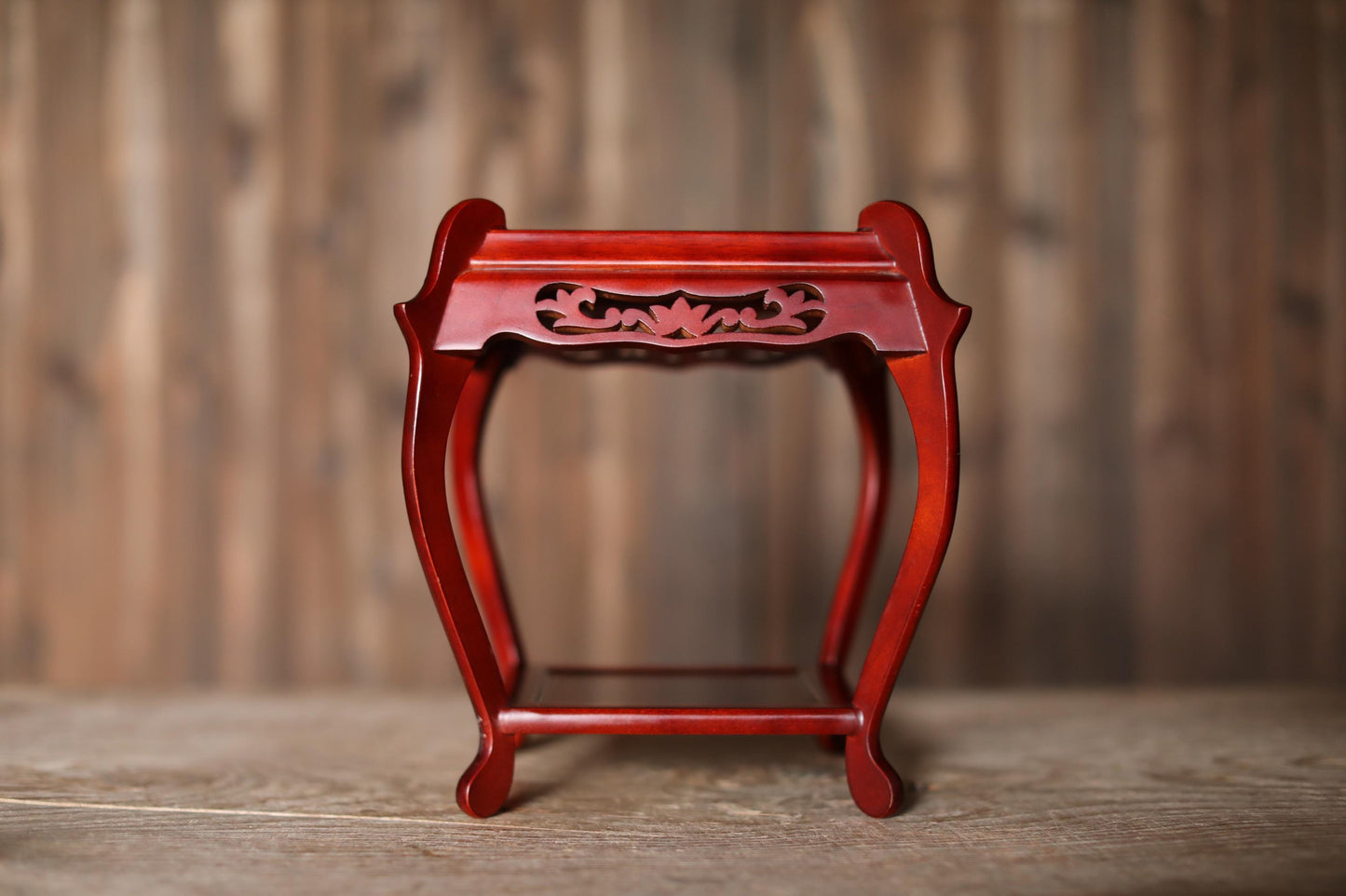 Japanese Wood Pedestal - Rosewood Bonsai Stand | Handcrafted Karaki Display