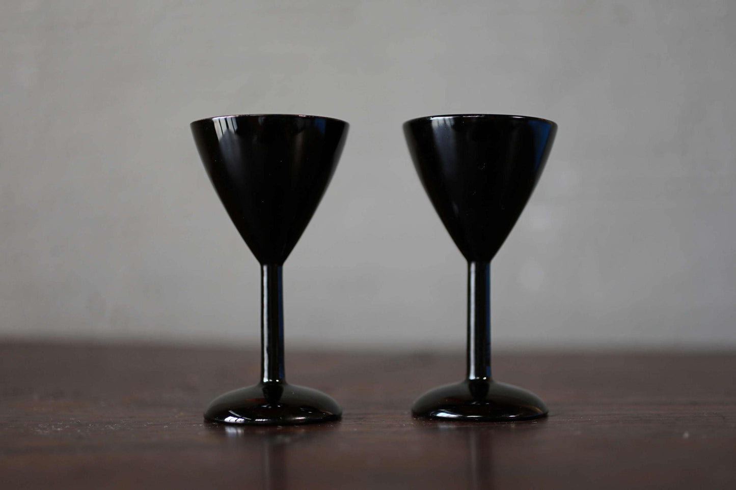 Japanese Sake Cups - Vintage Urushi Lacquerware Wood Sakazuki Pair | Handcrafted Wajima
