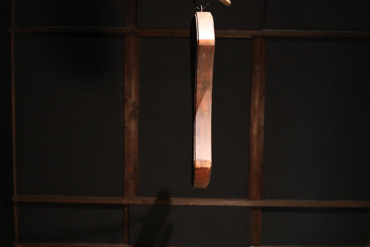 Antique Japanese Signboard - Vintage Wooden Kanji Sign With Hand Carved Calligraphy