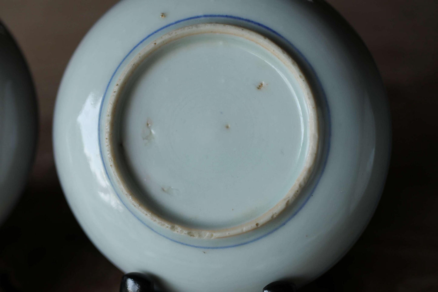 Japanese Porcelain Plates – Vintage Indigo Carp Design | Set of 8 Handmade Ceramic Dishes