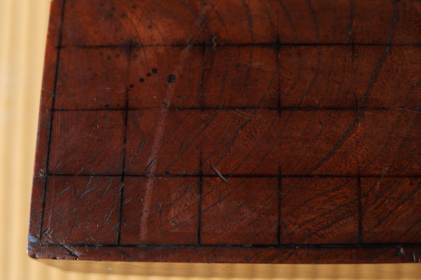 Antique Japanese Shogi Handmade Wood Board & Pieces – Vintage 1890s Set