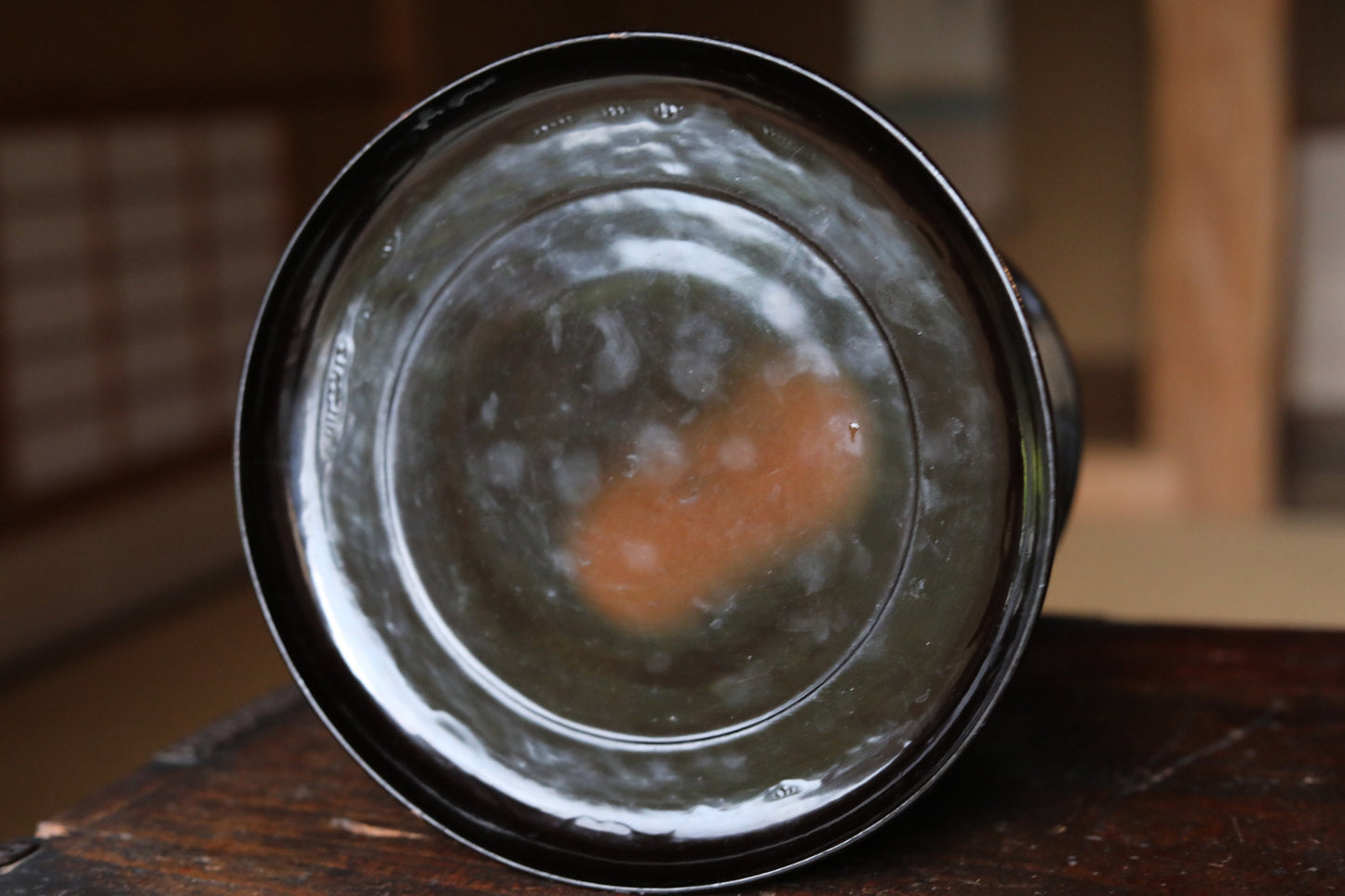 Japanese Lacquer Pedestal - Vintage Black Wooden Fruit Stand | Handmade Urushi Tableware