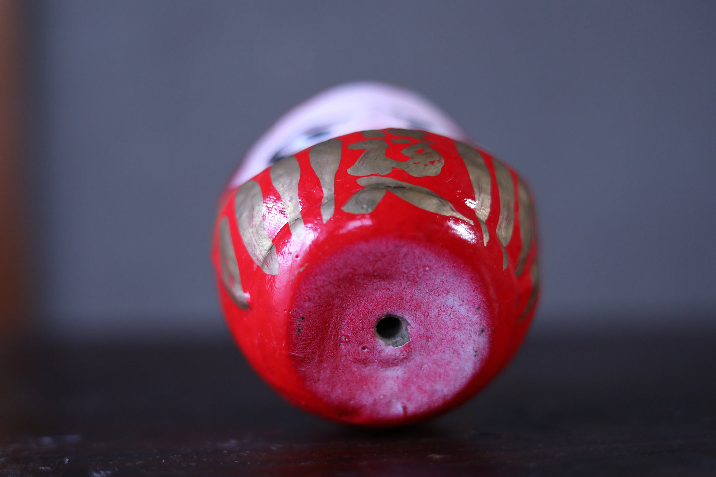 Daruma Japanese Doll - Traditional Paper Roly-Poly Toy | Buddhist Monk Figurine 3.5in