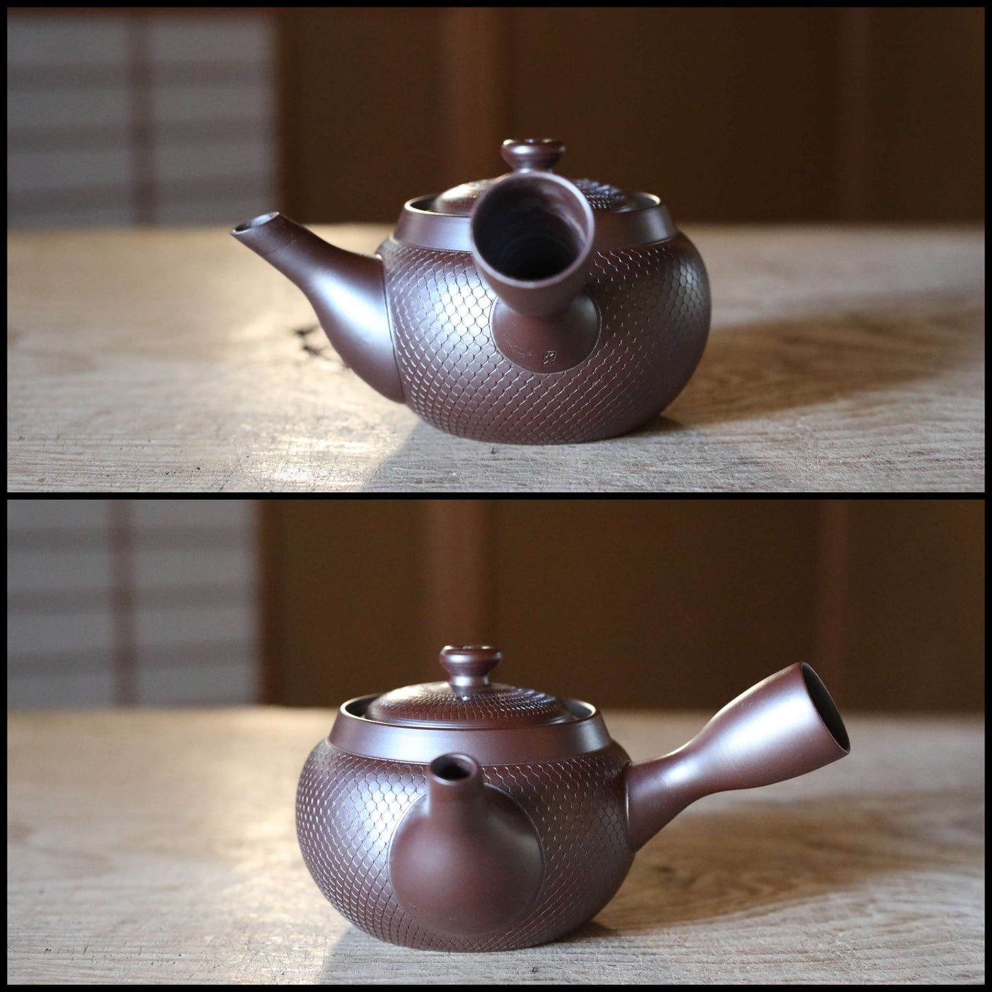 Banko Kiln Sencha Tea Set - Japanese Ceramic Teapot & Porcelain Cups, Signed Gift Box