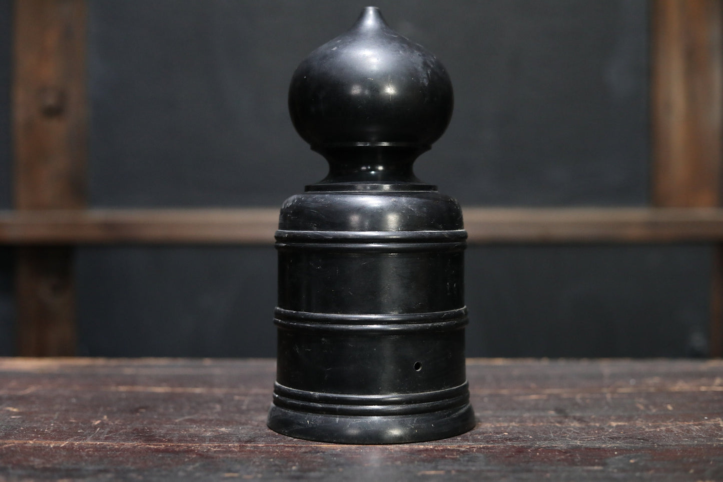 Japanese Bronze Giboshi - Traditional Buddhist Temple Finial | Architectural Pillar Crown