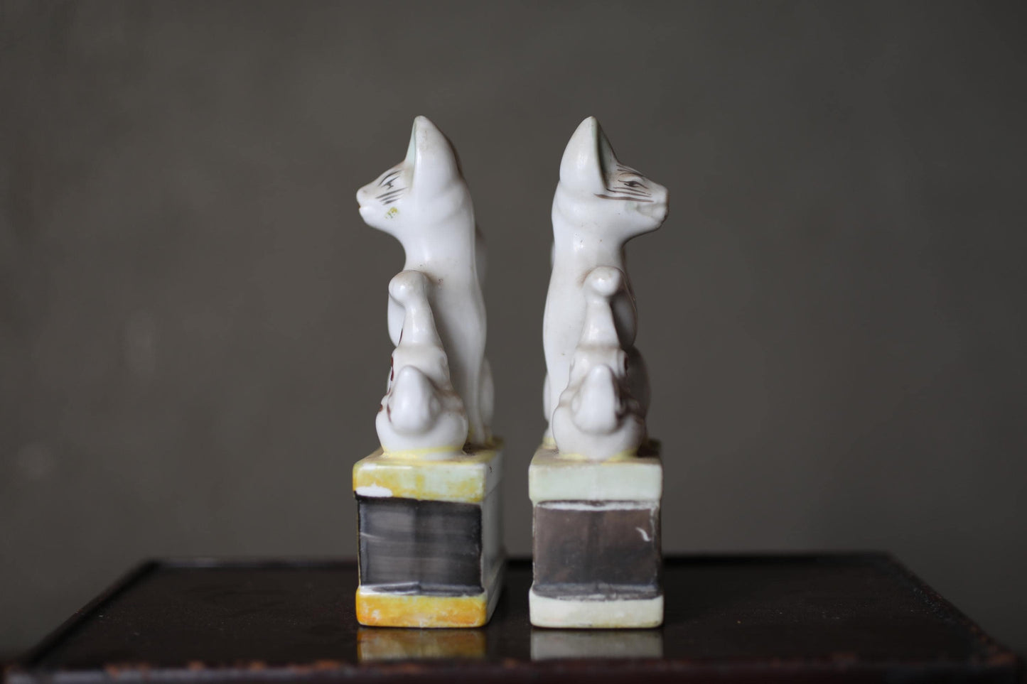 Kitsune Porcelain Dolls – Vintage Japanese Fox Figurines | Shinto Shrine Art
