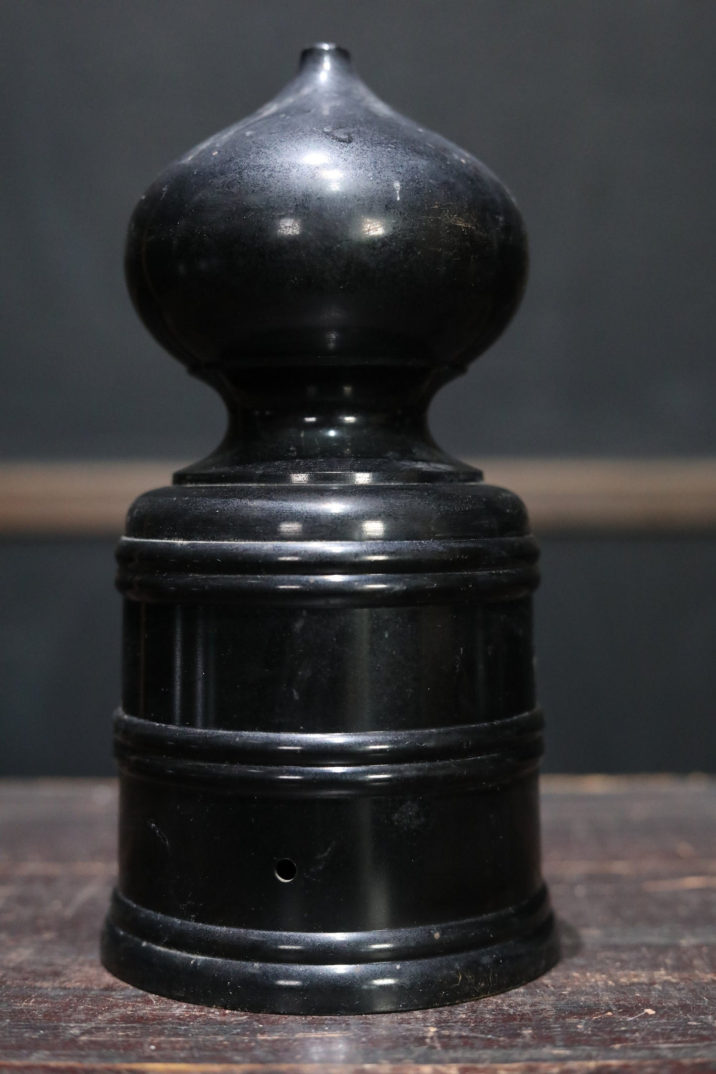 Japanese Giboshi Ornaments - Bronze Buddhist Temple Ornament | Architectural Pillar Crown 9.4in