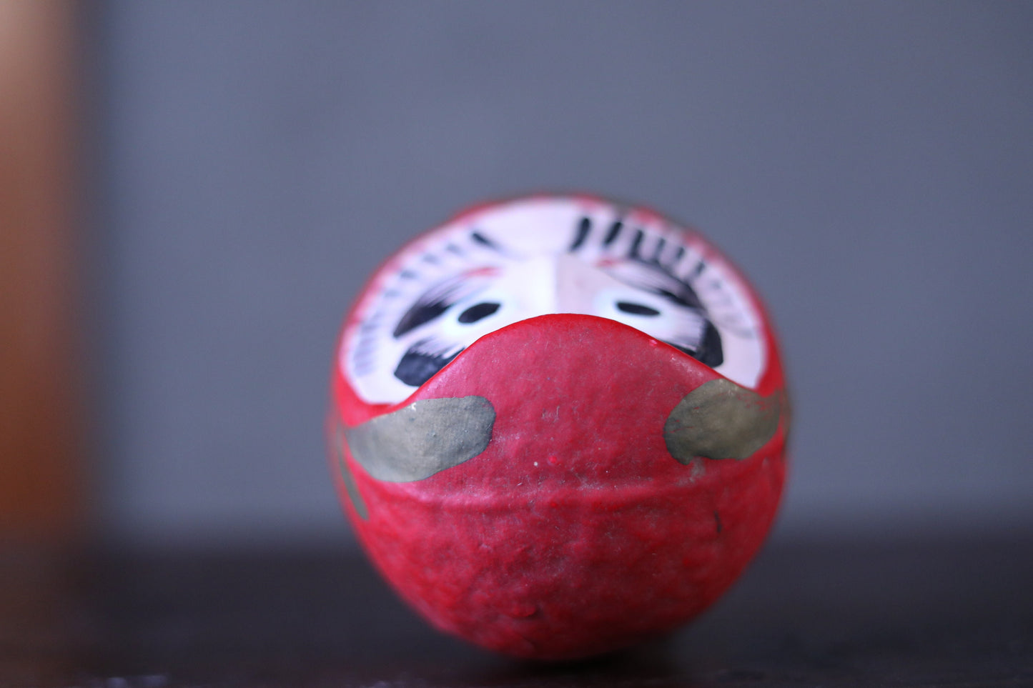 Daruma Japanese Doll - Traditional Paper Roly-Poly Toy | Buddhist Monk Figurine 3.5in