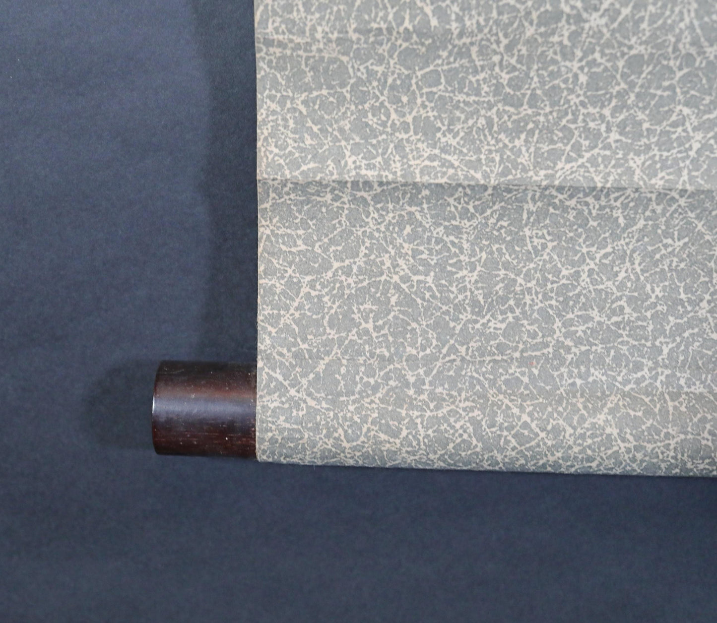 Japanese Antique Scroll - Signed Kakejiku Hermit Zen Painting With Peach Symbol