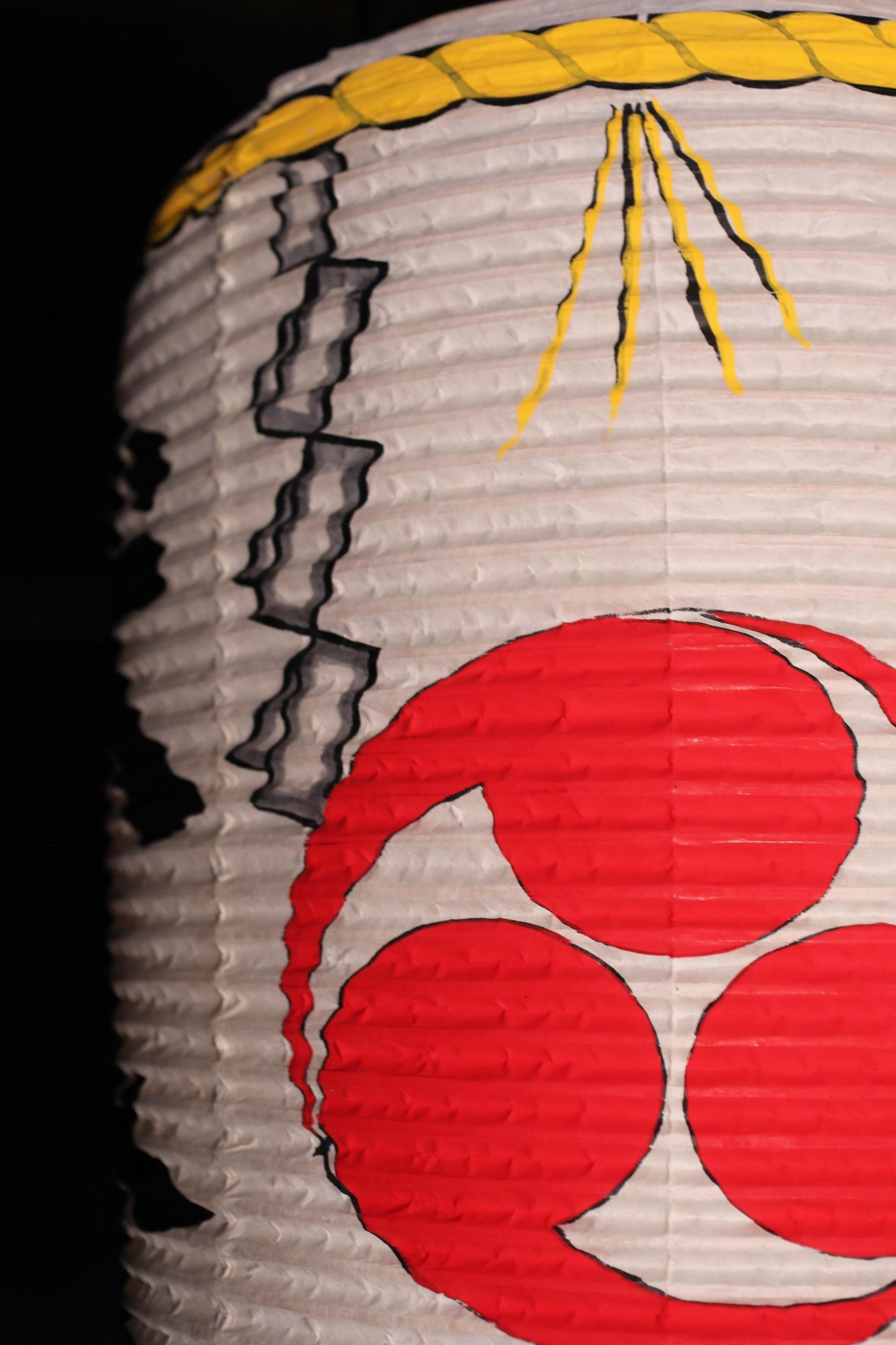 Japanese Vintage Lantern - Rare Temple Candle Holder | Hanging Paper Shrine Lantern