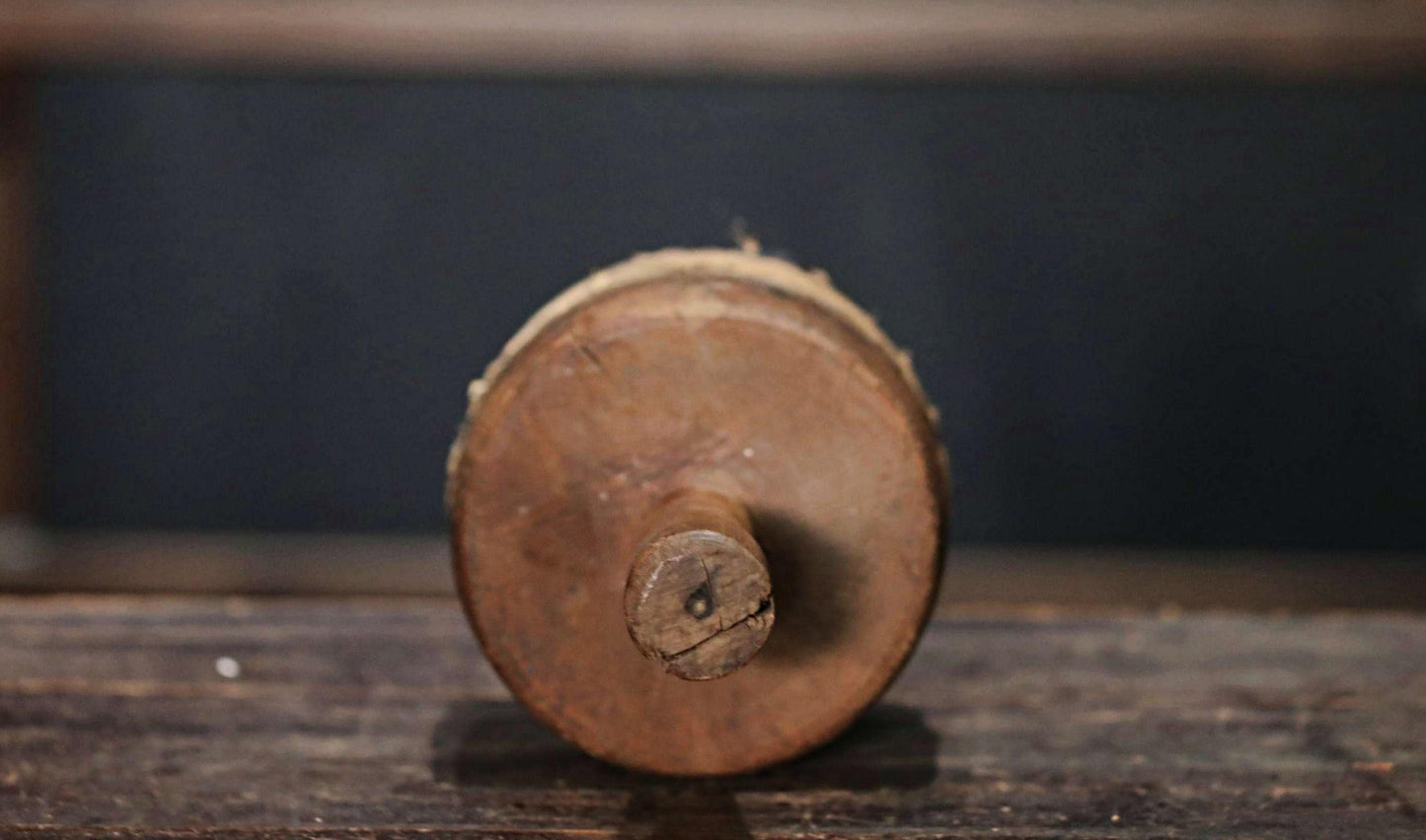 Japanese Wooden Straw Hammer - Vintage Wooden Tool | Mingei Folk Art Hat Rack Display