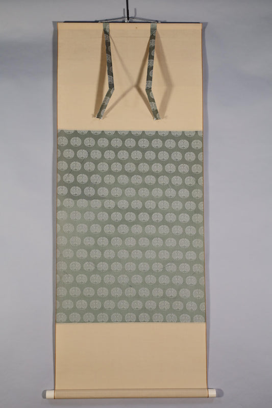Empty Hanging Scroll - Japanese Calligraphy Silk Paper Scroll H117xW46cm