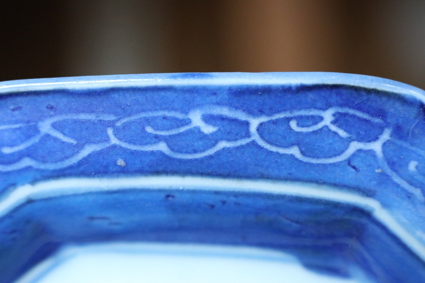 Imari Porcelain Plate - Octagonal Edo Period Dish With Hand Painted Qilin Design