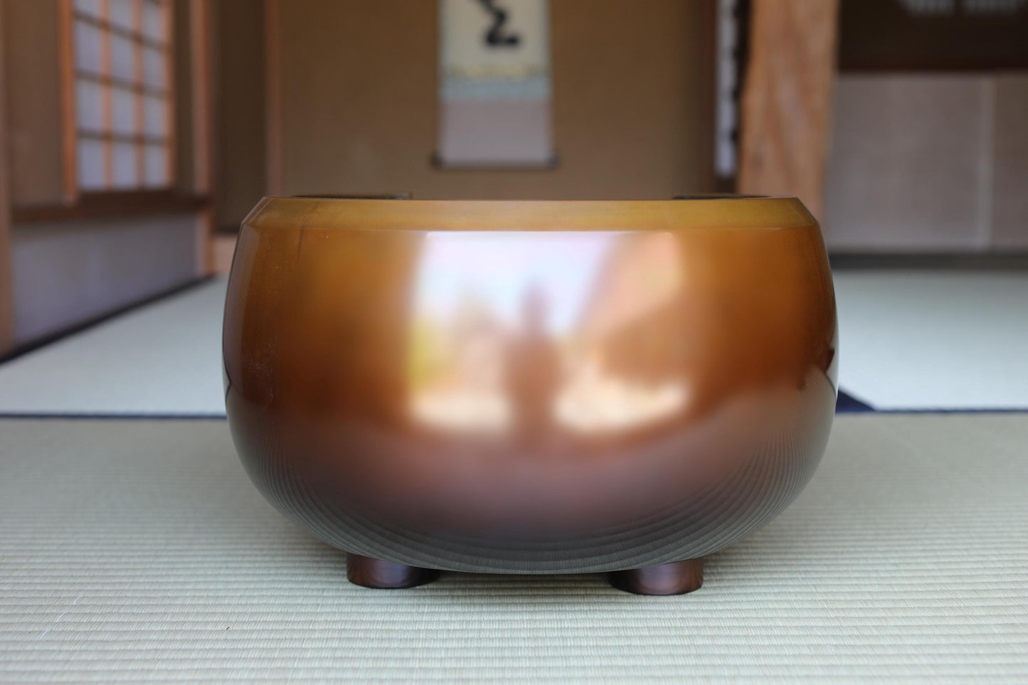 Japanese Bronze Tea Brazier – Master Onishi Art | Takaoka Copperware Furo