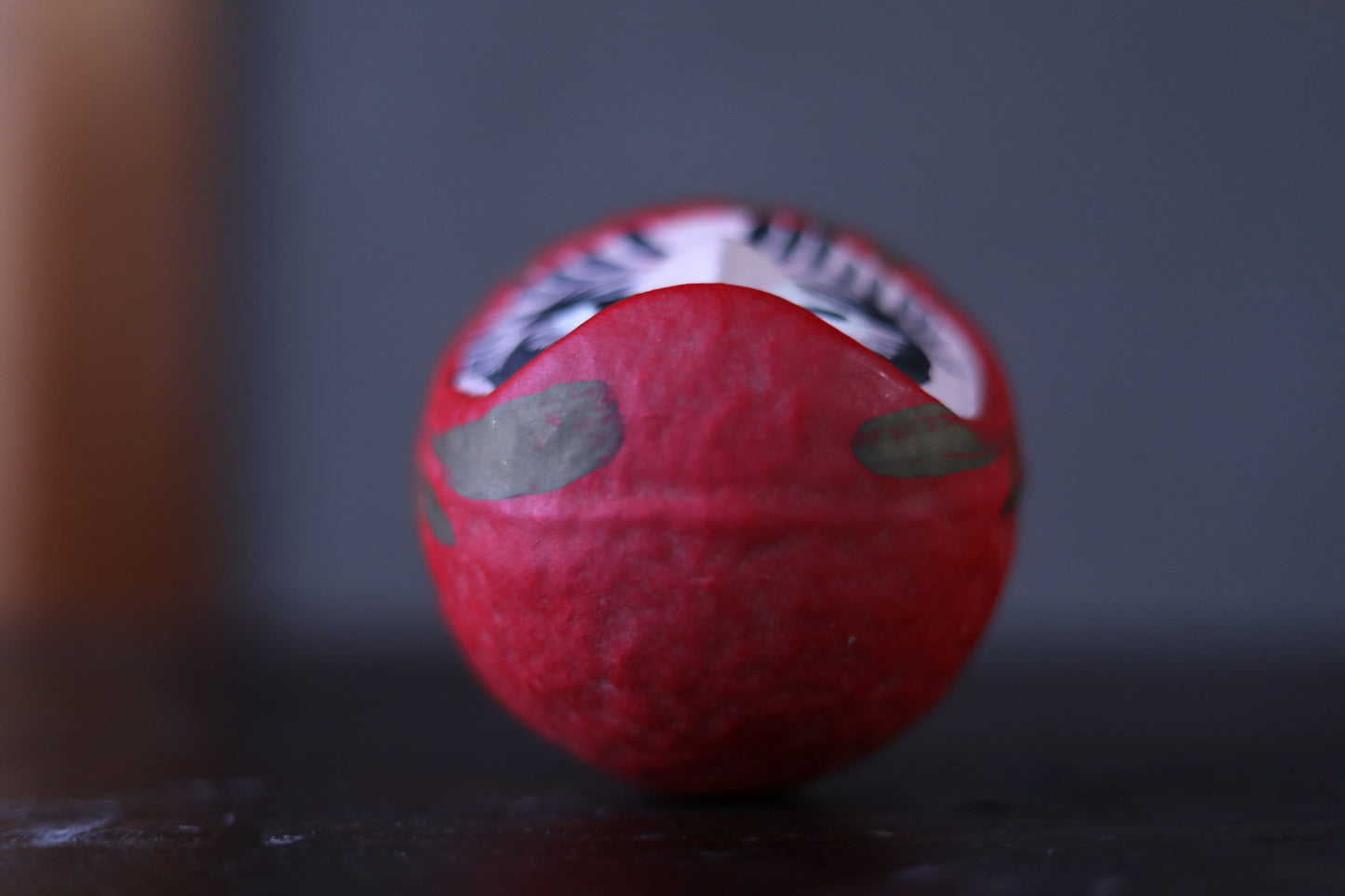 Daruma Doll Figurine – Japanese Roly-Poly Toy | Traditional Paper Tumbler Doll 3.5in