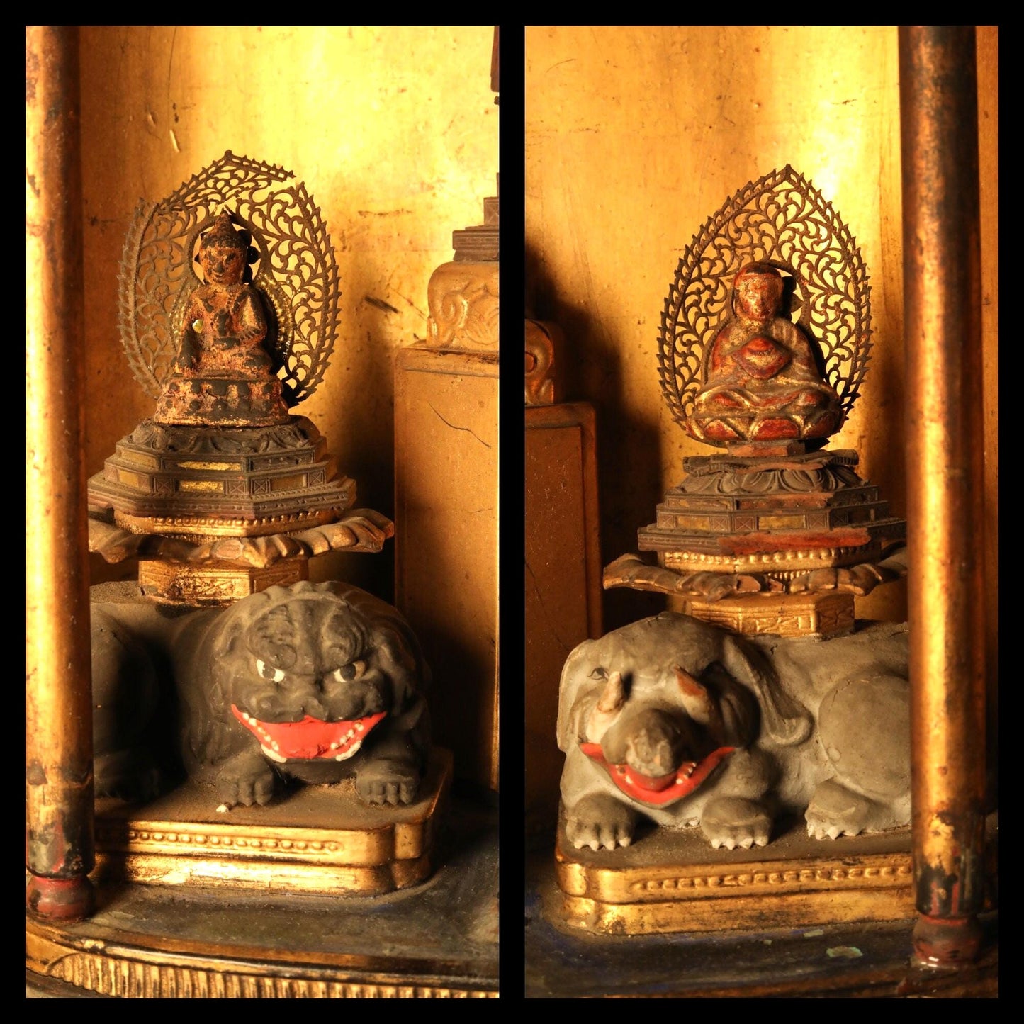 Shakyamuni Buddha Statue – Antique Japanese Sculpture | Edo Era Wood Carving