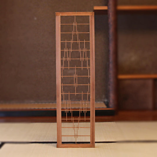 Kumiko Shoji Screen - Vintage Japanese Wood Lattice Panel | Handcrafted Wood Art