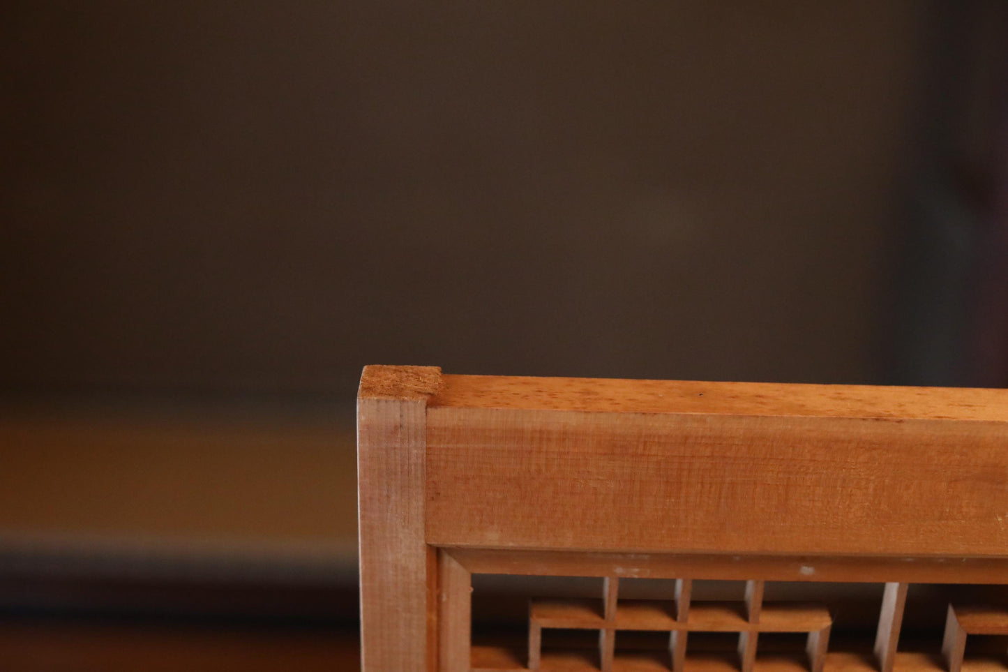Kumiko Shoji Screen - Handcrafted Japanese Room Divider | Vintage Wooden Lattice Panel
