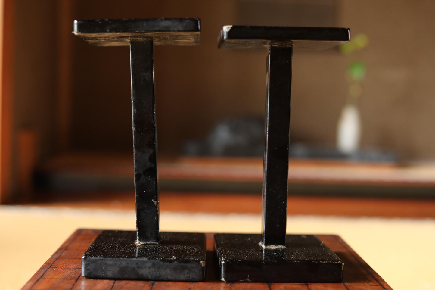 Antique Japanese Shogi Handmade Wood Board & Pieces – Vintage 1890s Set