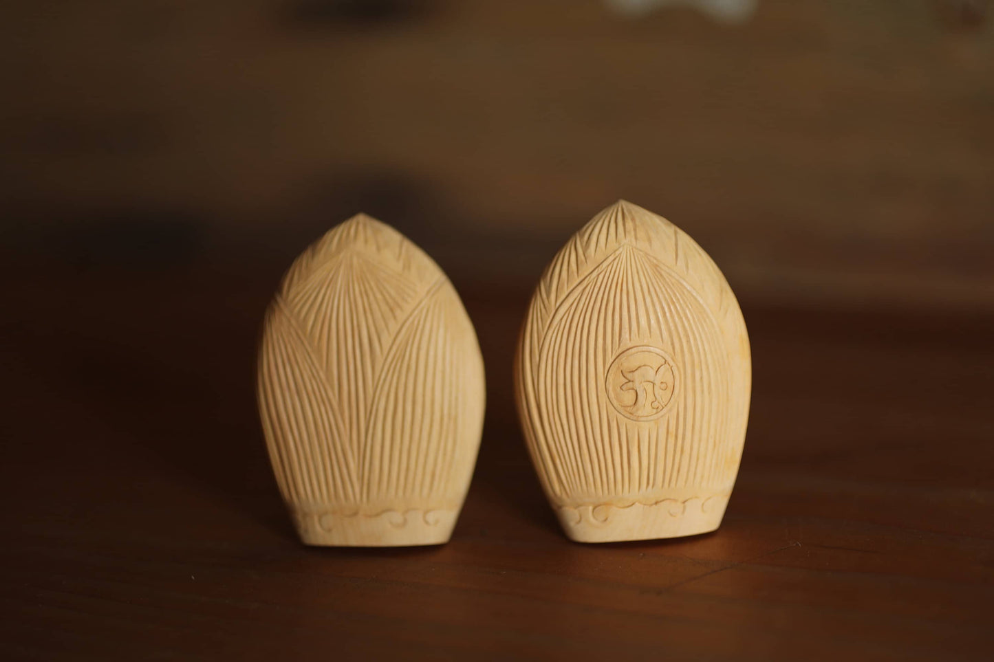 Japanese Zodiac Buddha Amulet – Akasagarbha Bodhisattva Wooden Omamori Charm