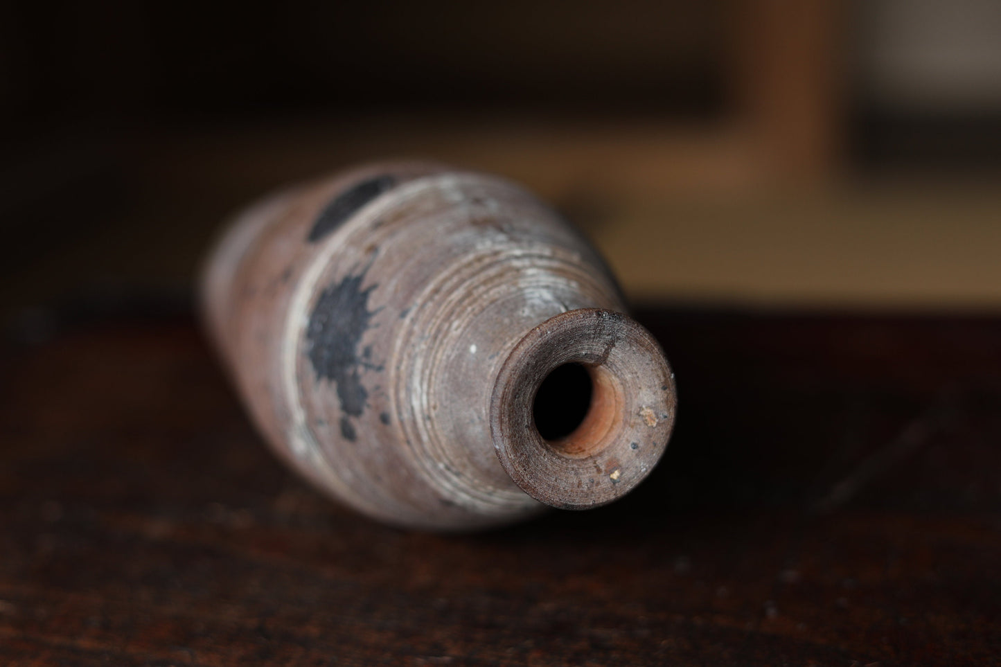 Bizen Ware Vase - Ryukyu Antique Jar | 1700s Handcrafted Ceramic Vessel
