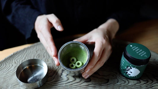 Organic Matcha Tea Set – Stainless Steel Canister & Sifter for Smooth, Clump-Free Matcha