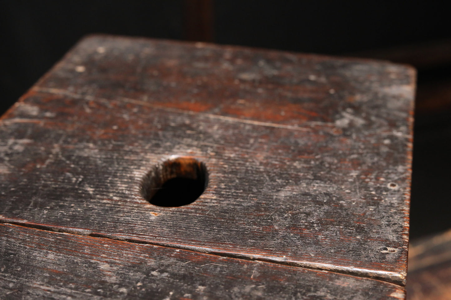 Antique Japanese Tansu Chest – Edo Period Cedar Wood Box with Metal Clasp