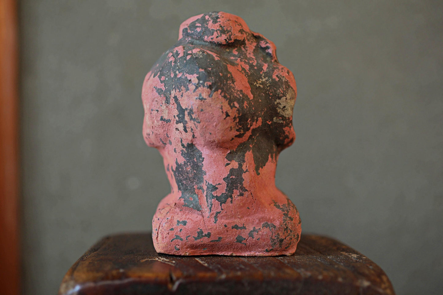 Daikoku Figurine - Japanese Antique Pottery Edo Period God of Wealth Statue