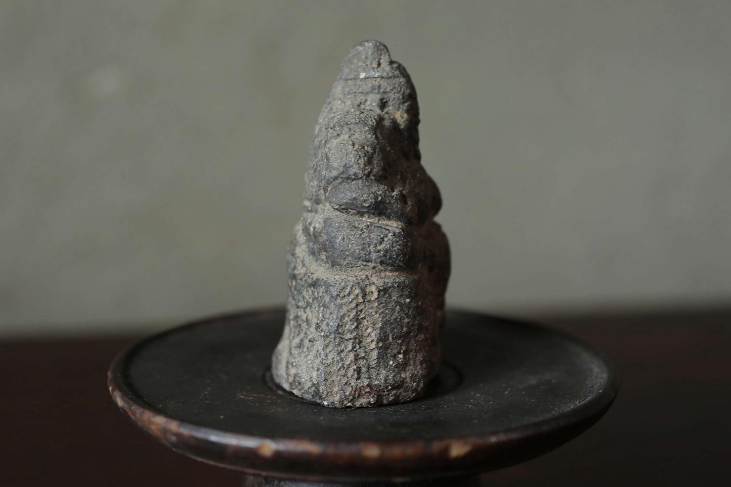 Antique Ebisu Statue - 1800s Japanese Pottery Lucky God Figurine | Edo Era Art