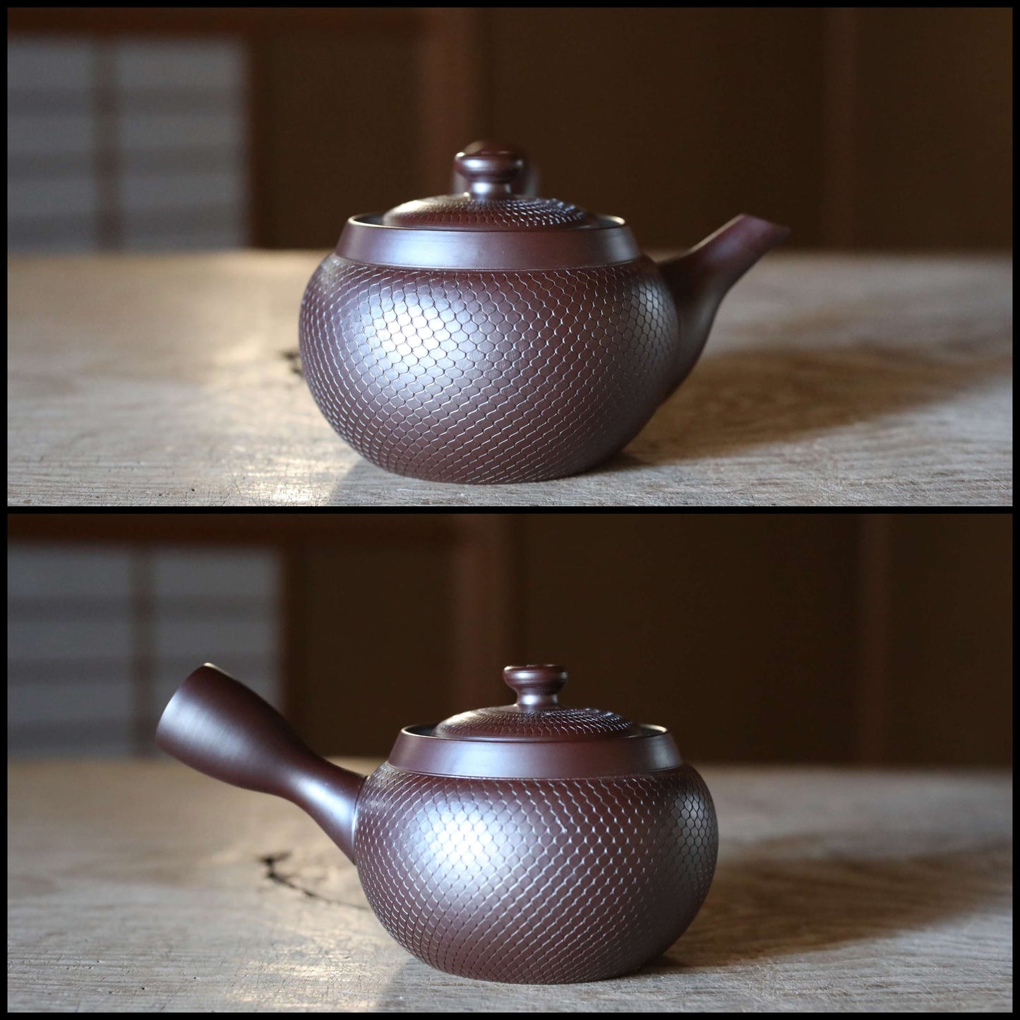 Banko Kiln Sencha Tea Set - Japanese Ceramic Teapot & Porcelain Cups, Signed Gift Box