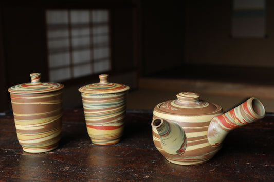 sencha tea pot 2cups set