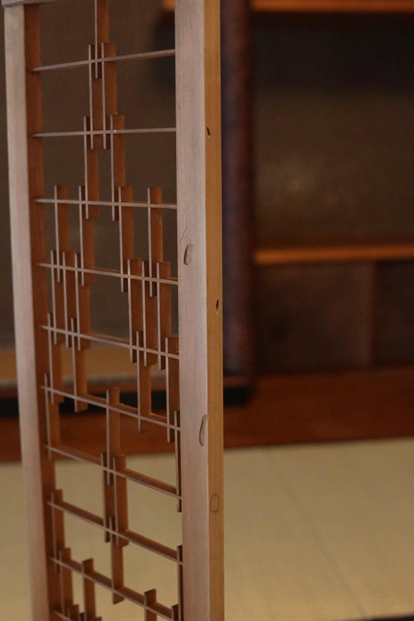 Kumiko Shoji Screen – Japanese Room Divider | Handmade Wood Lattice Panel